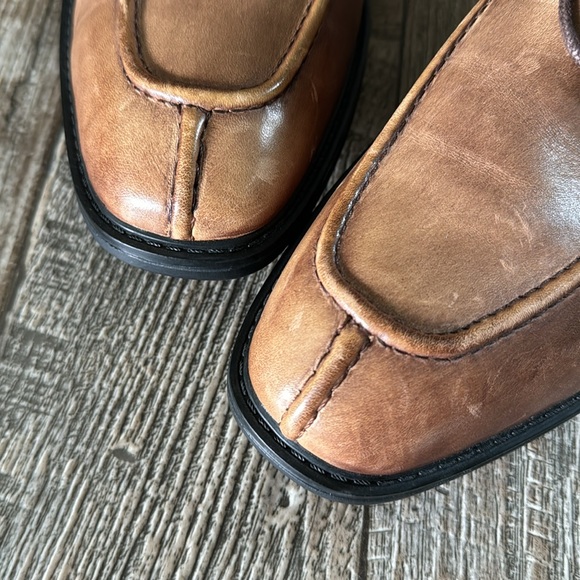 🌟Joseph Abboud 🌟Shoes Merrick 🌟Dress Cognac Oxford Lace Up Brown Mens Size, 10D - Picture 4 of 10